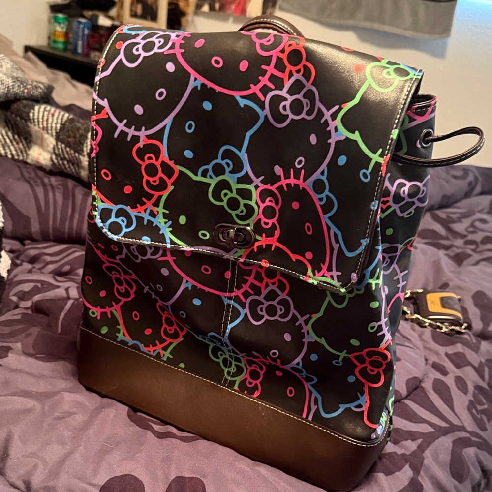 Colorful Hello Kitty Backpack